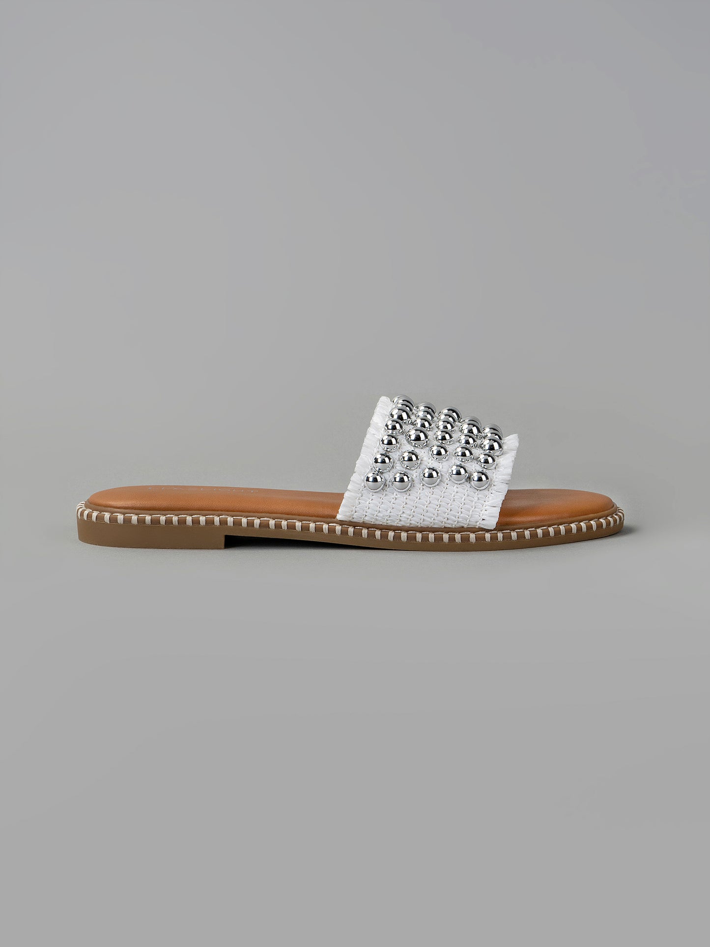 Stitched Beaded Slides
