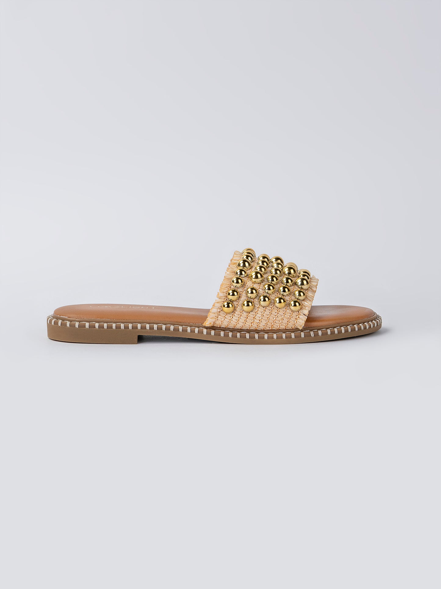 Stitched Beaded Slides