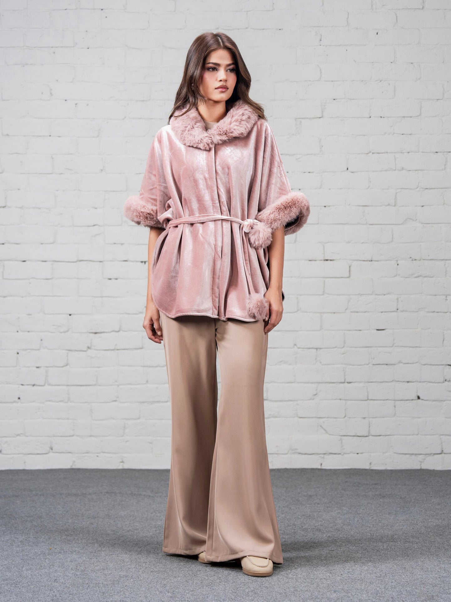 Velvet Fur Cape