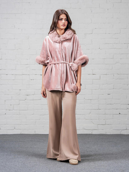 Velvet Fur Cape