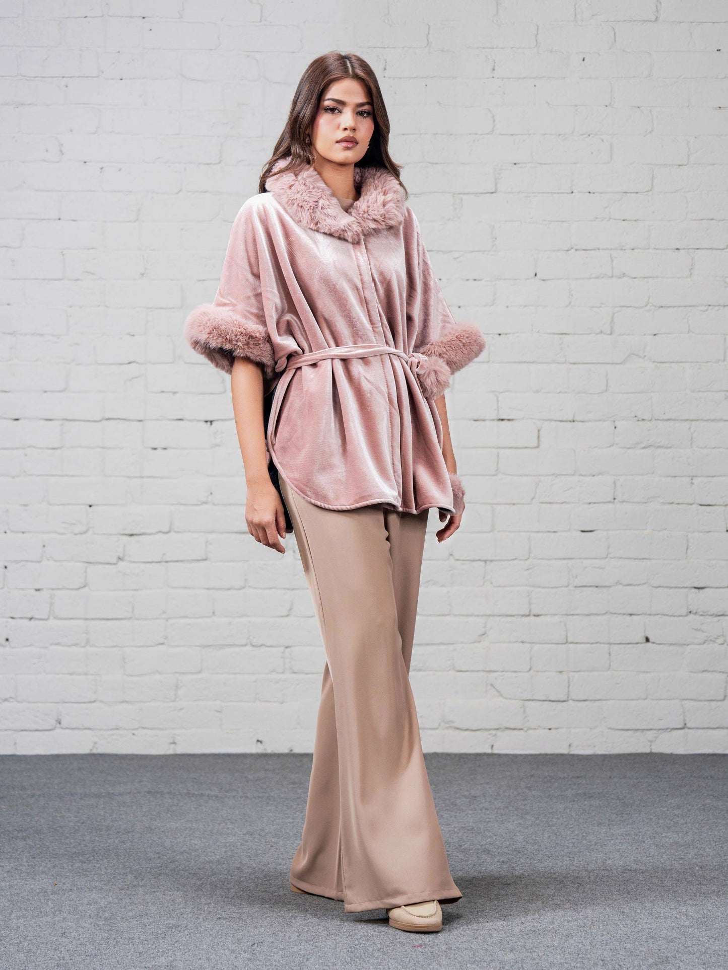 Velvet Fur Cape