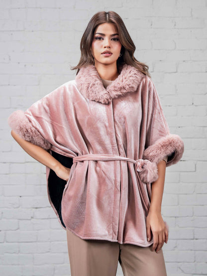 Velvet Fur Cape
