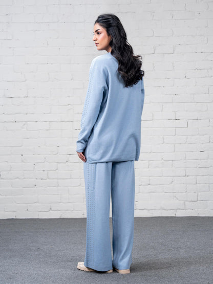 Knitted Co-ord Set- Embellished