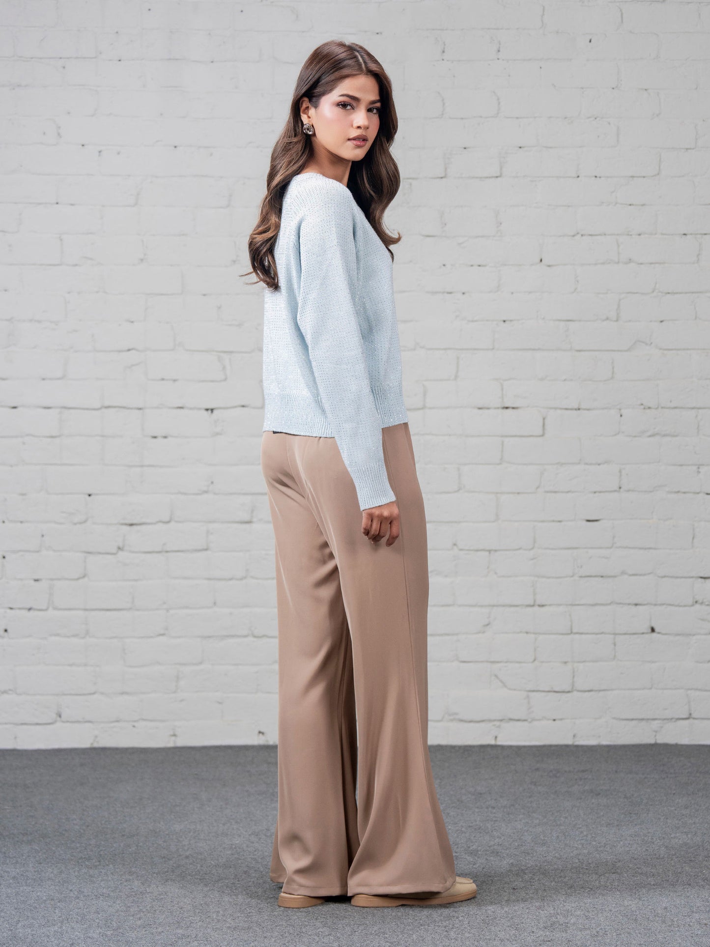 Woolen Cardigan- Embellished