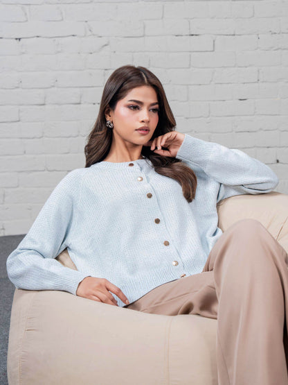 Woolen Cardigan- Embellished