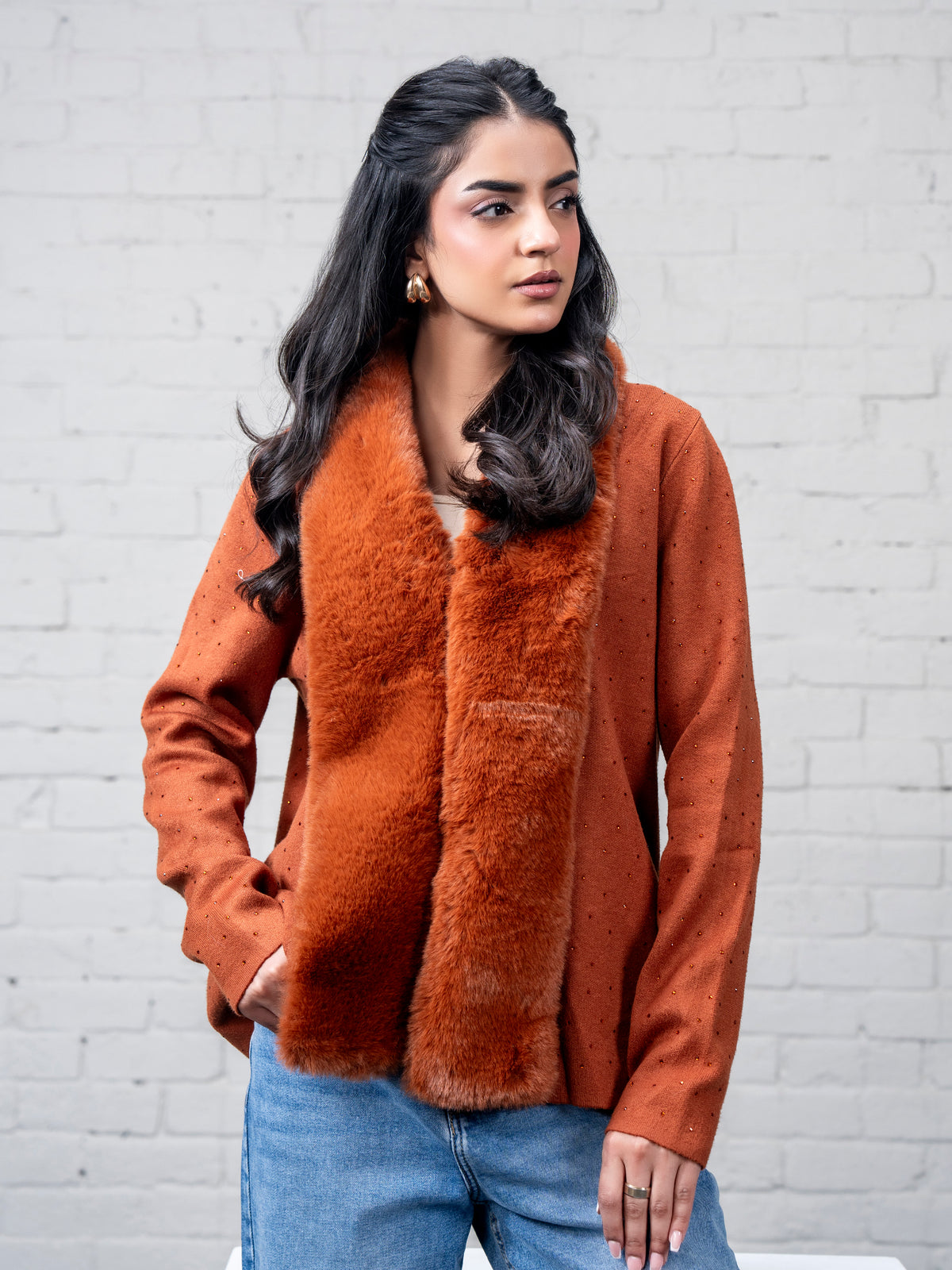 Fur Sweater – Limelightpk