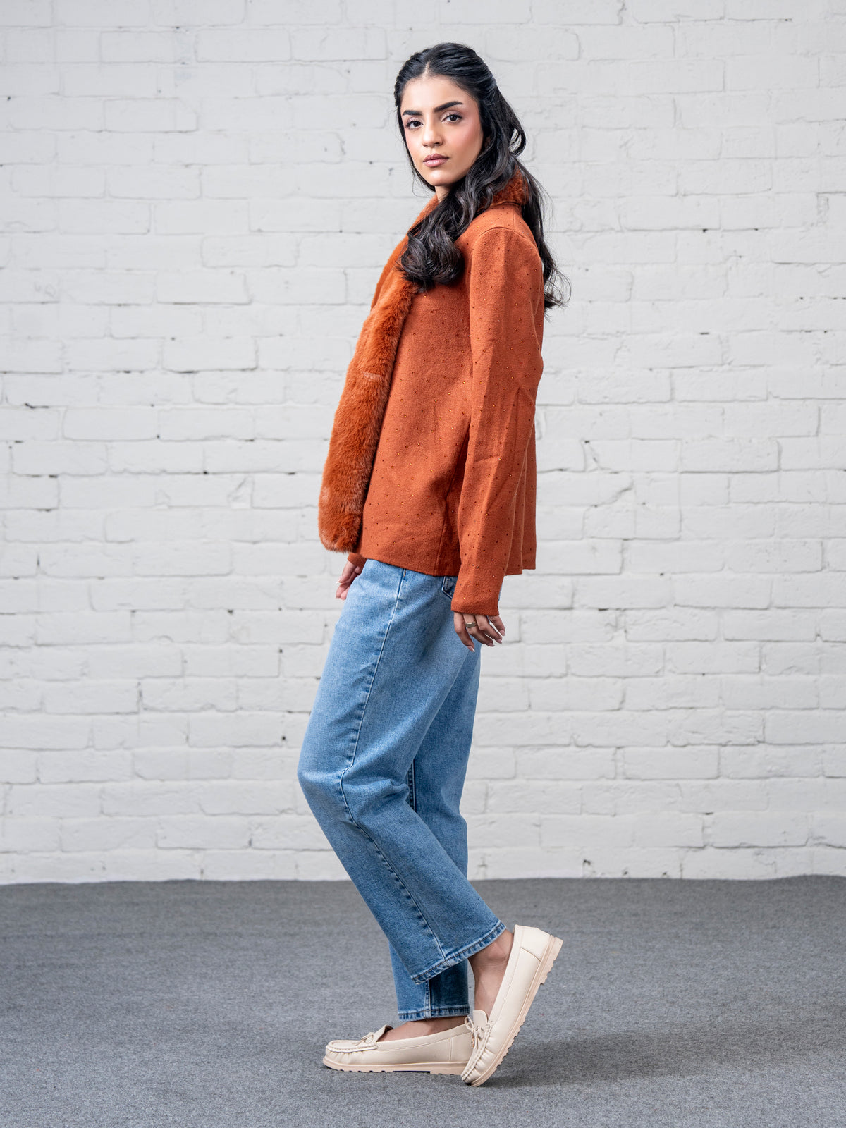 Fur Sweater – Limelightpk