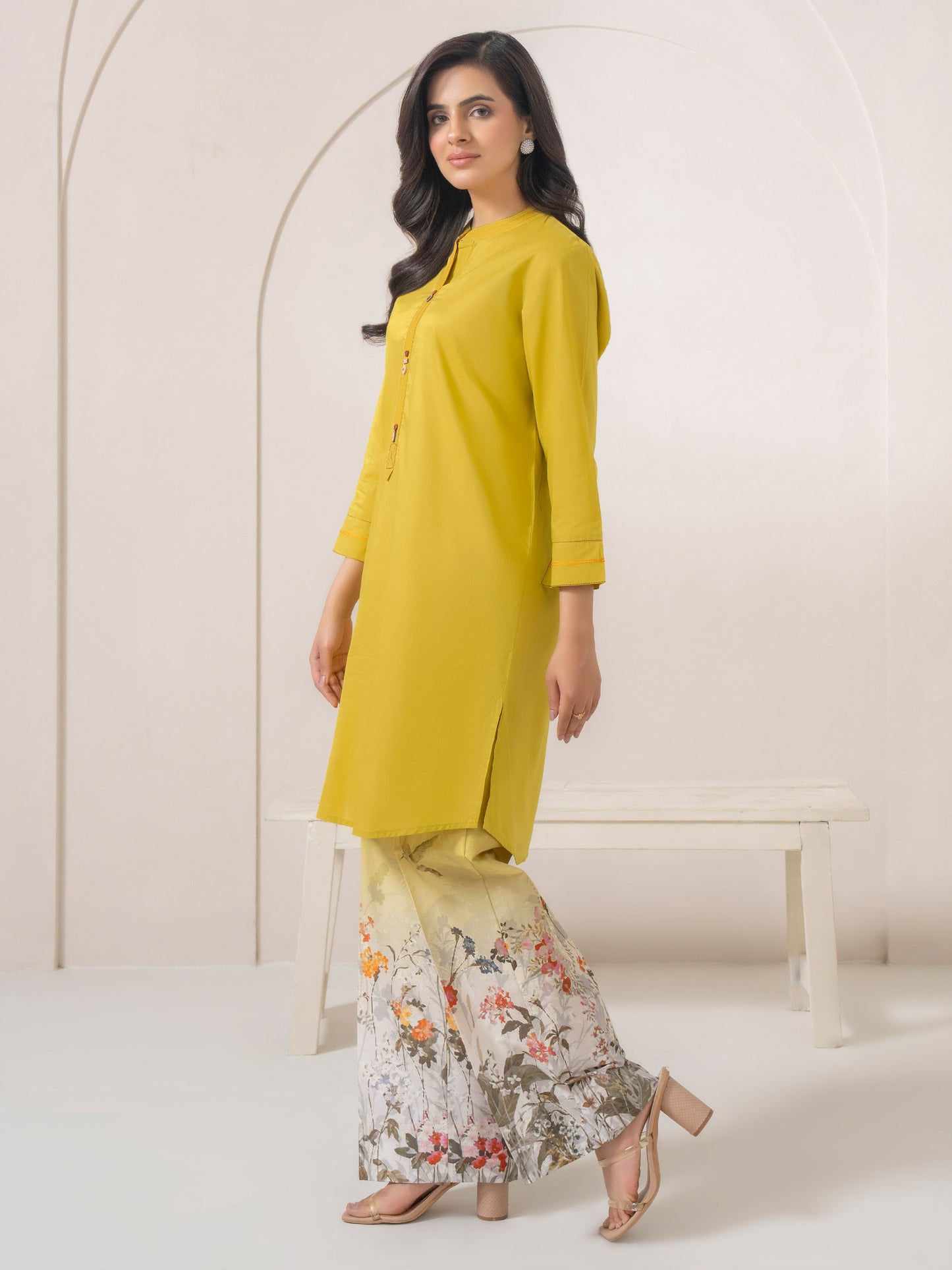 2 Piece Cambric Suit-Printed (Pret)