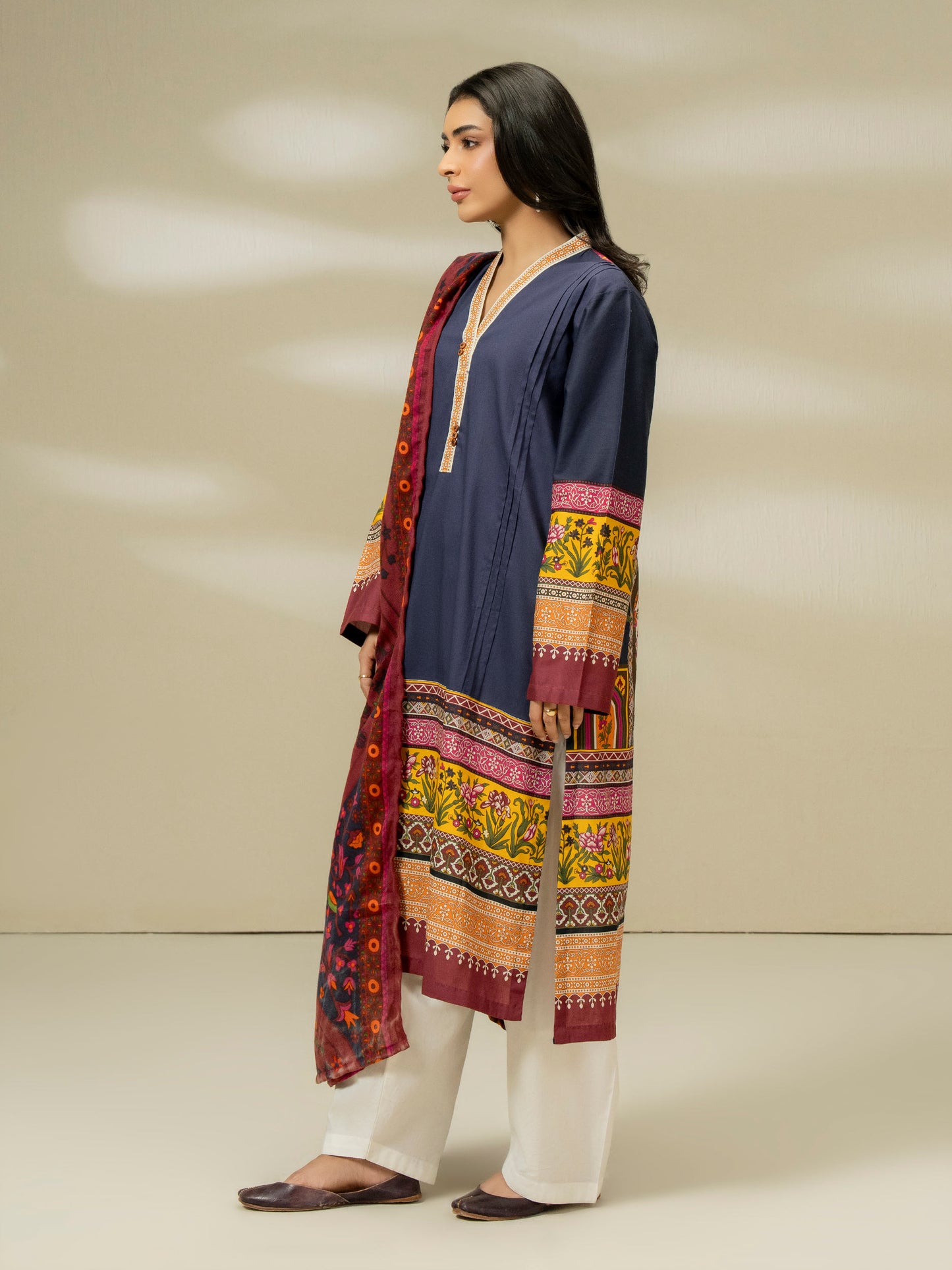 2 Piece Winter Cotton Suit-Printed (Pret)