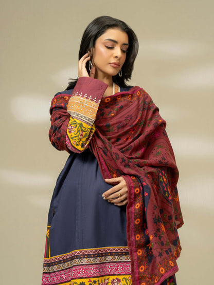 2 Piece Winter Cotton Suit-Printed (Pret)