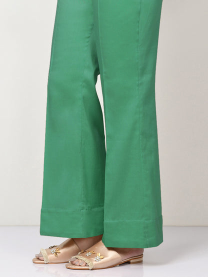 Unstitched Cambric Trouser - Pearl Green
