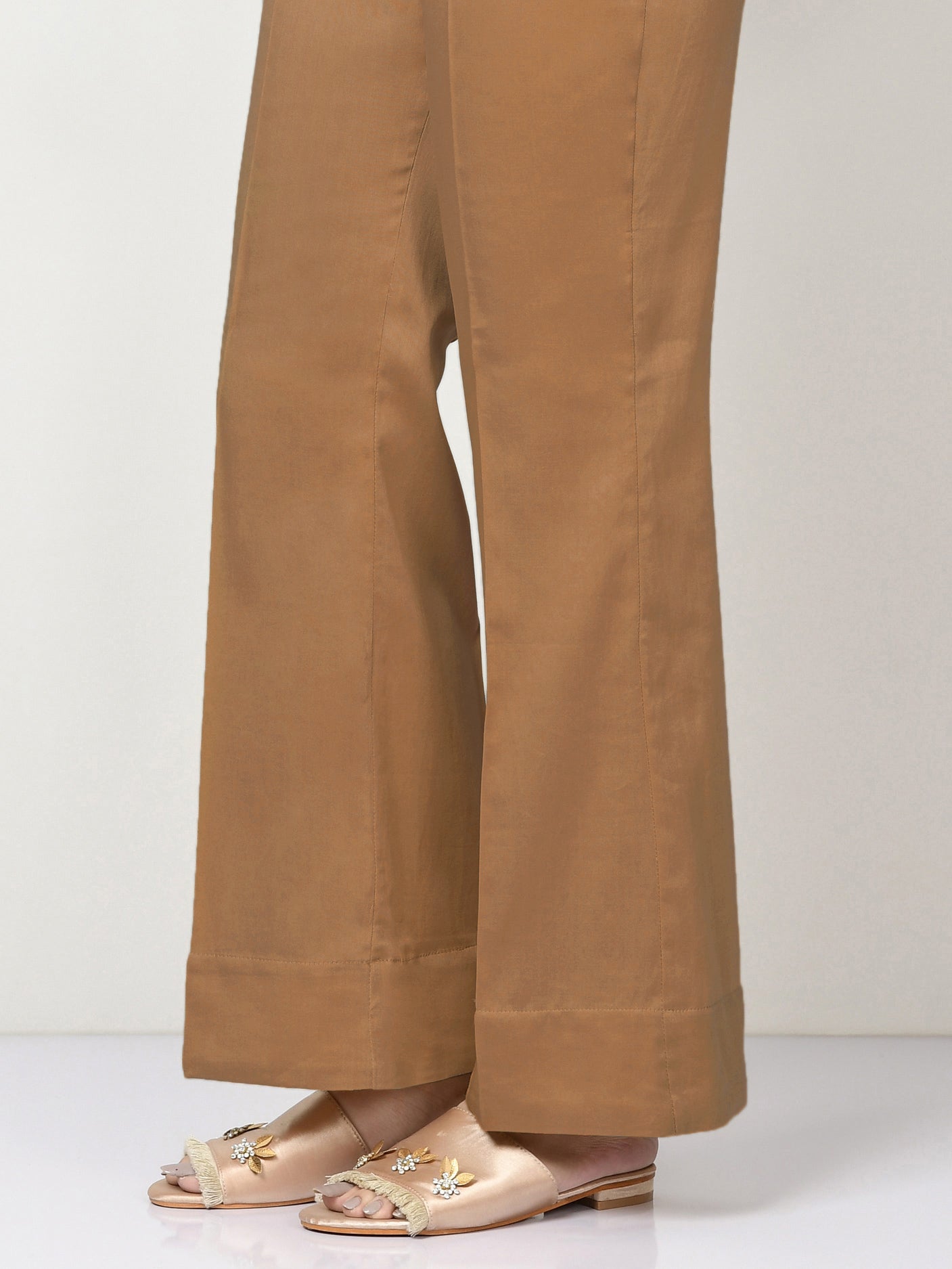 Cambric Trousers-Dyed (Unstitched)