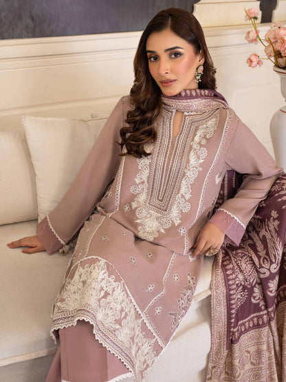 3 Piece Karandi Suit-Embroidered (Unstitched)