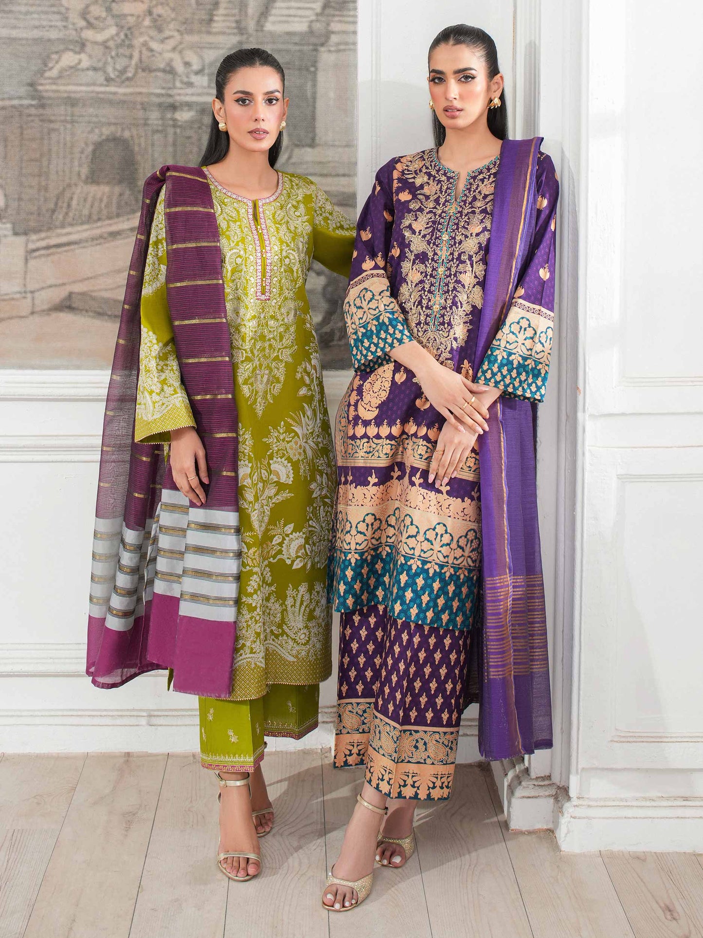 3 Piece Lawn Suit-Embroidered (Unstitched)