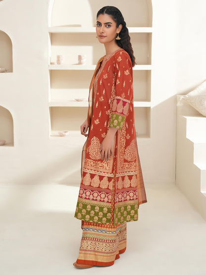 2 Piece Lawn Suit-Paste Print (Unstitched)
