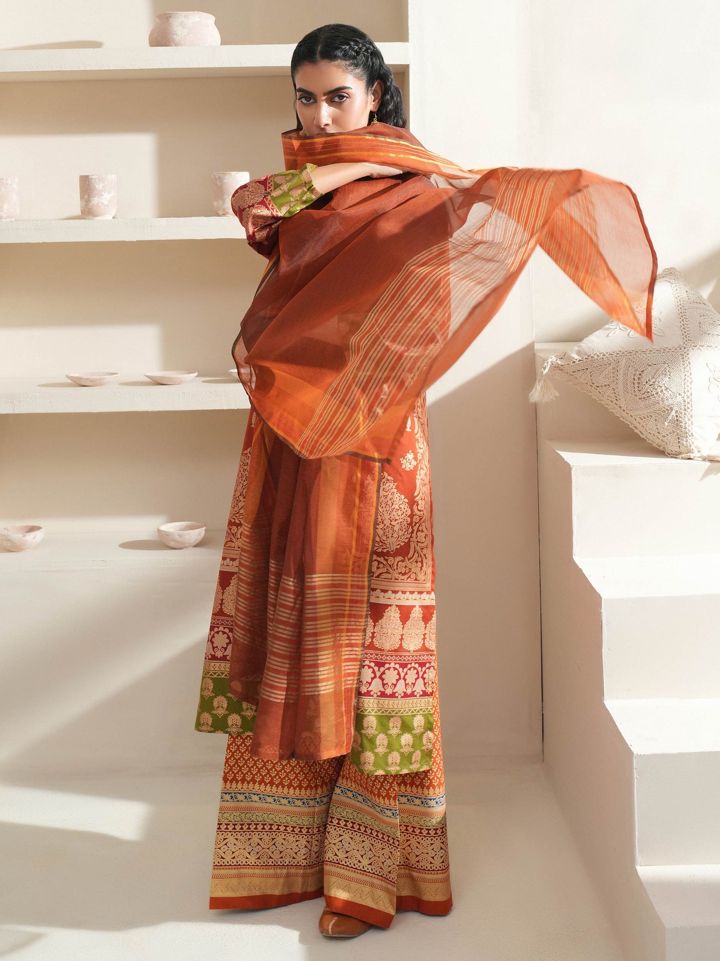 2 Piece Lawn Suit-Paste Print (Unstitched)