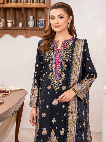 3 Piece Lawn Suit-Embroidered (Unstitched)