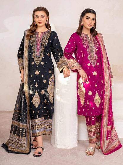 3 Piece Lawn Suit-Embroidered (Unstitched)