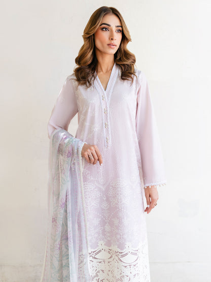 3 Piece Lawn Suit-Embroidered (Unstitched)