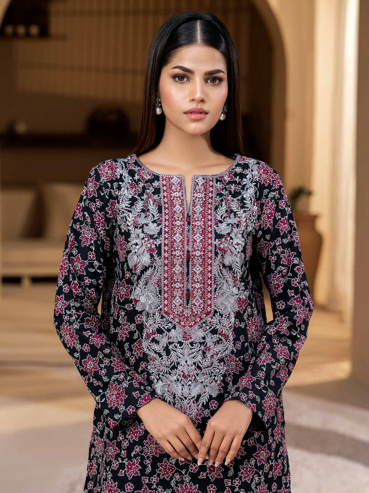 Aaleen by Crimson Embroidered Khaddar Suit Unstitched 3 Piece CR24AW Musafir - Winter Collection