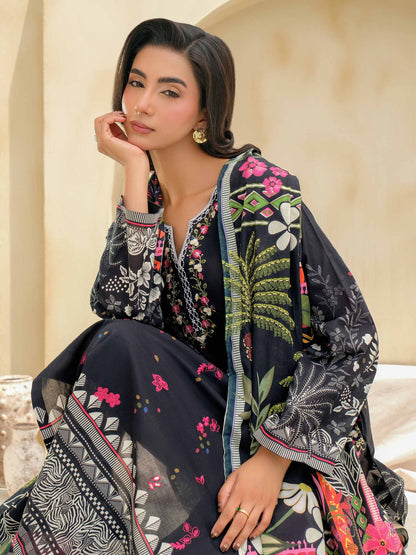 3 Piece Lawn Suit-Embroidered (Unstitched)