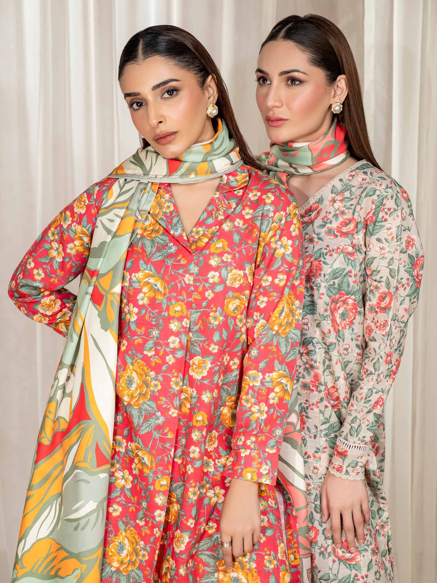 3 Piece Khaddar Suit-Printed (Unstitched)