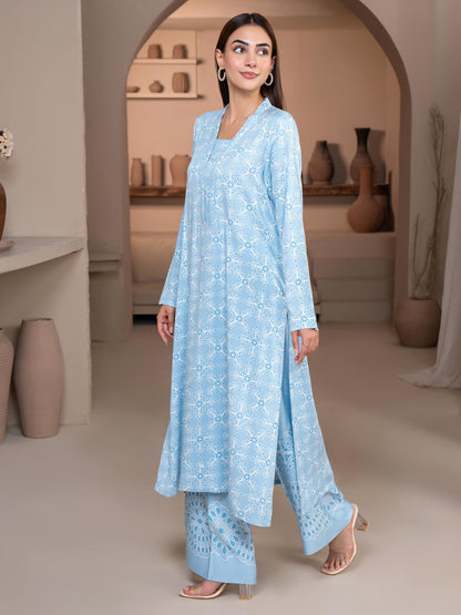 2 Piece Stone Suit-Printed (Unstitched)