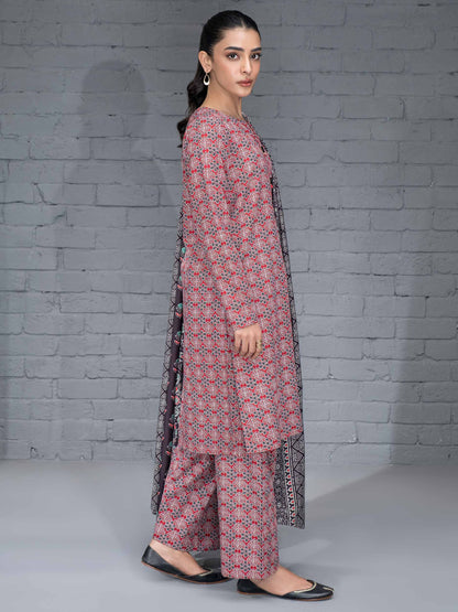 3 Piece Khaddar Suit-Printed (Unstitched)