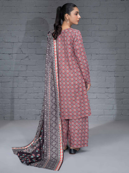 3 Piece Khaddar Suit-Printed (Unstitched)