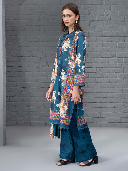 3 Piece Khaddar Suit-Printed (Unstitched)