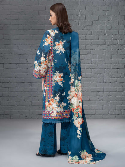 3 Piece Khaddar Suit-Printed (Unstitched)