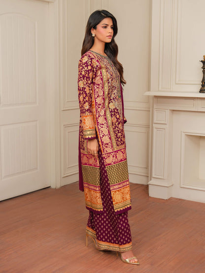 3 Piece Khaddar Suit-Embroidered (Unstitched)