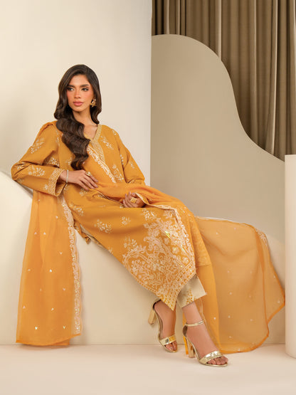 3 Piece Lawn Suit-Embroidered (Unstitched)