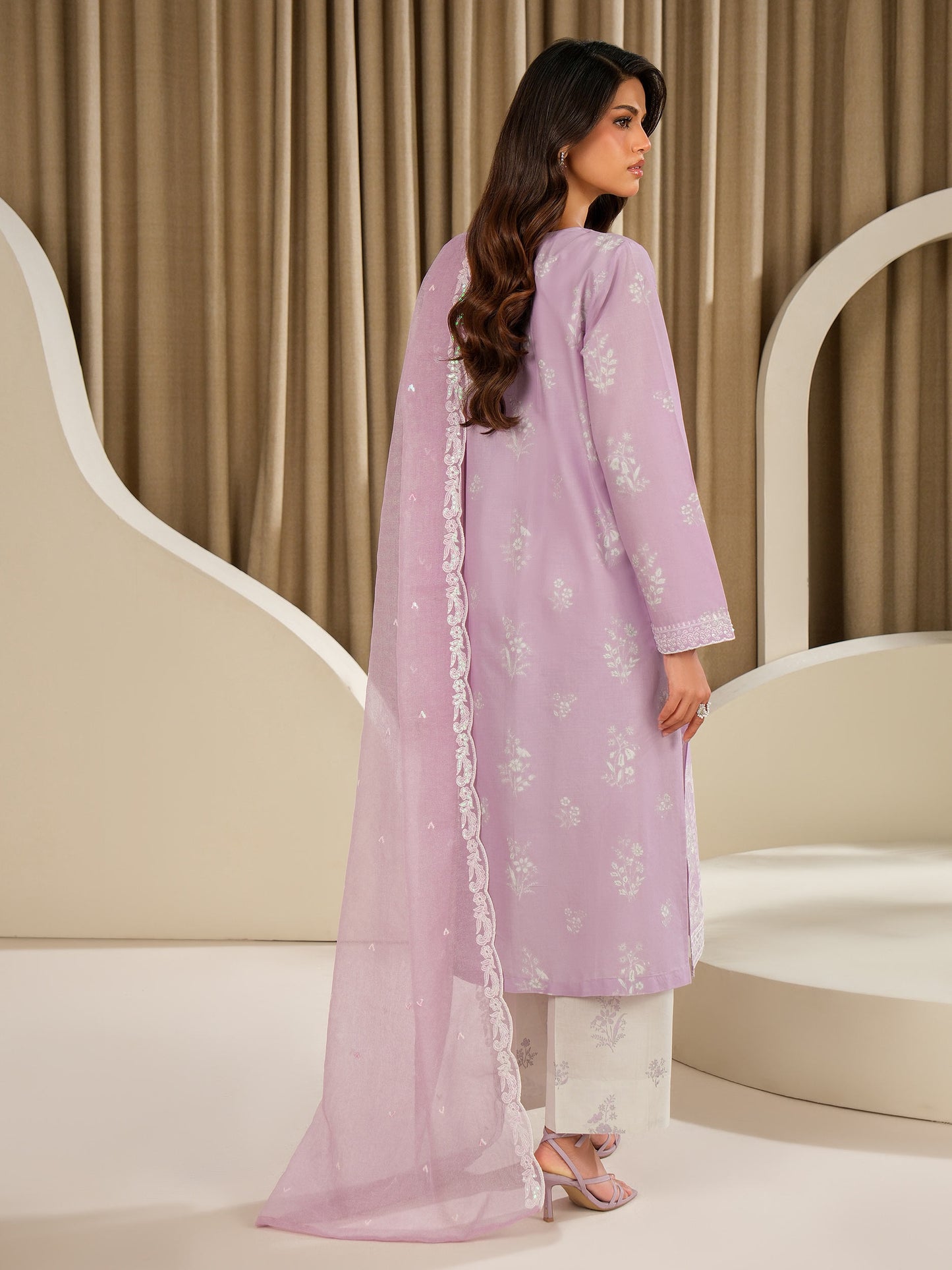 3 Piece Lawn Suit-Embroidered (Unstitched)