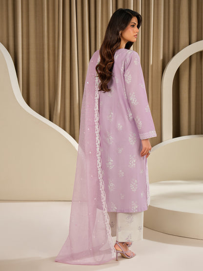 3 Piece Lawn Suit-Embroidered (Unstitched)