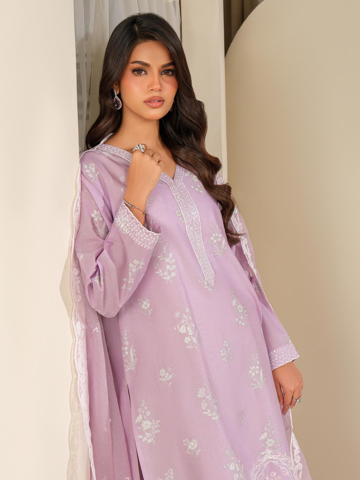 3 Piece Lawn Suit-Embroidered (Unstitched)