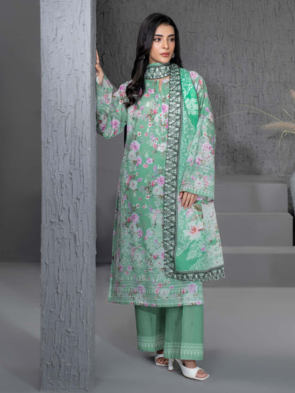 3 Piece Khaddar Suit-Printed (Unstitched)