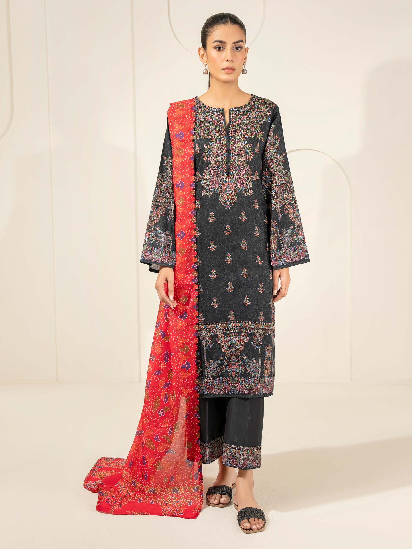 3 Piece Lawn Suit-Printed (Unstitched)
