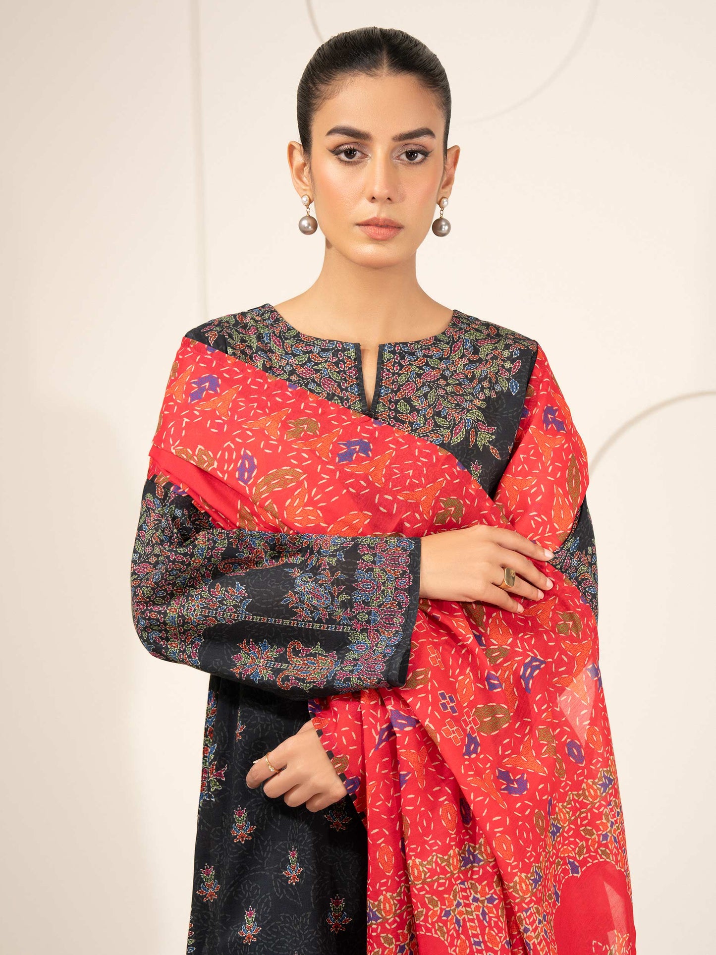 3 Piece Lawn Suit-Printed (Unstitched)