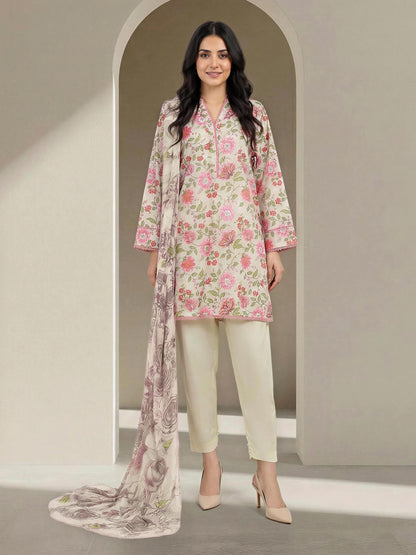 3 Piece Lawn Suit (Unstitched)