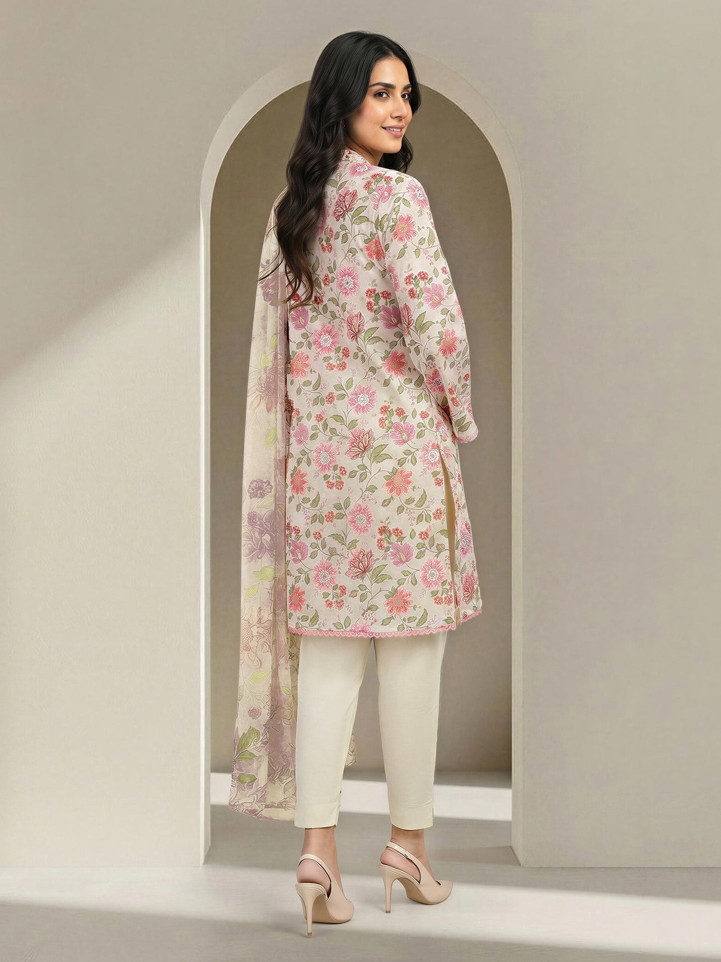 3 Piece Lawn Suit (Unstitched)
