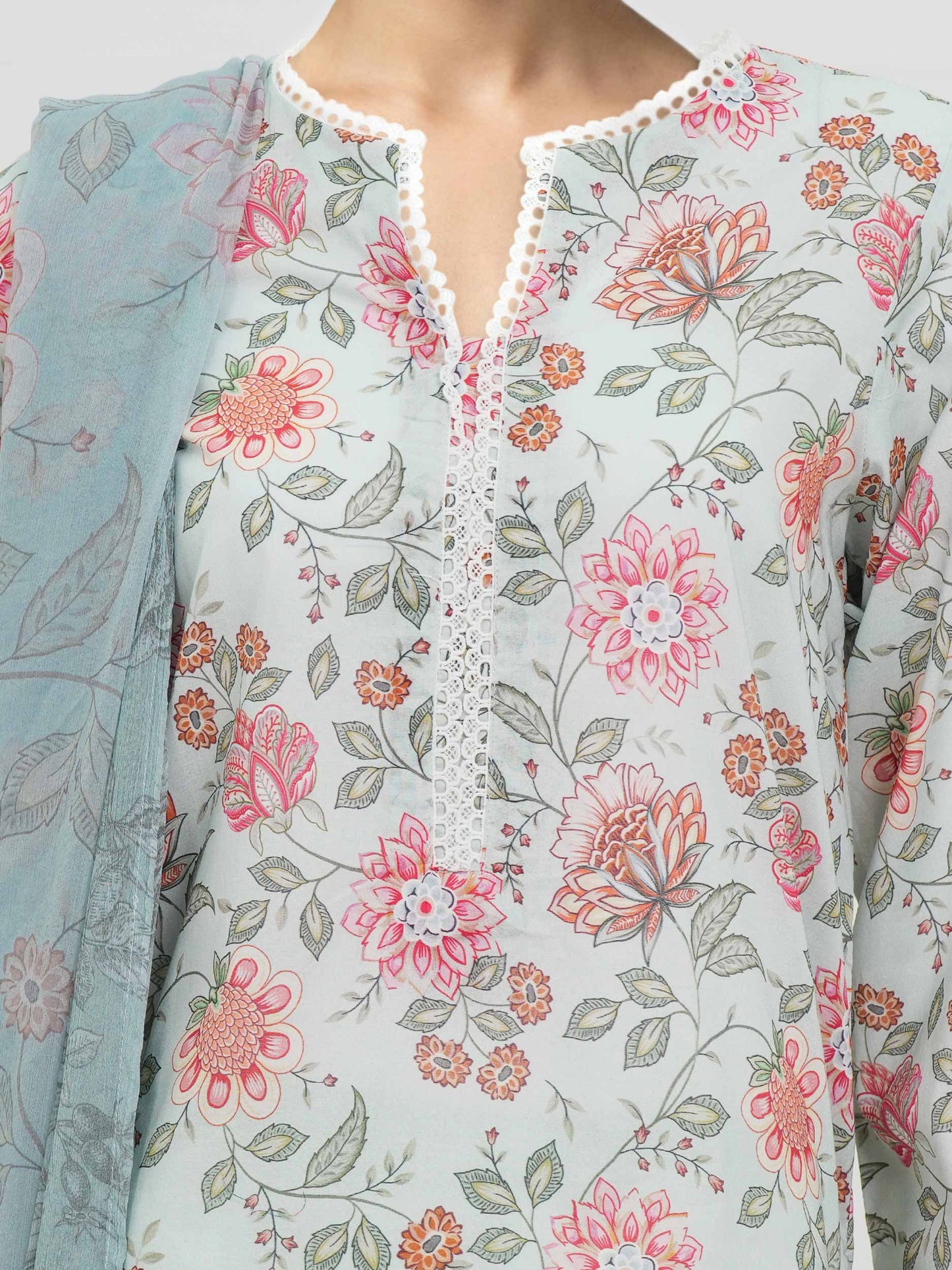 3 Piece Lawn Suit (Unstitched)