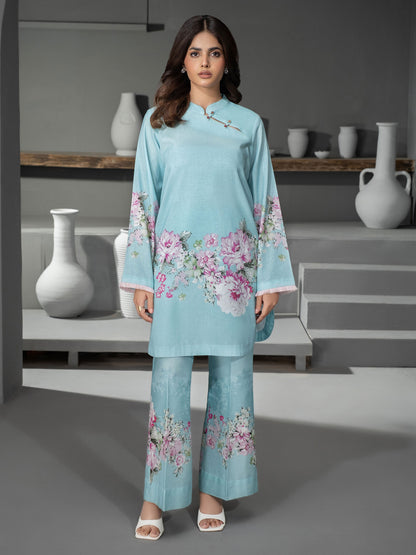 2 Piece Khaddar Suit-Printed (Unstitched)