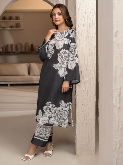 2 Piece Khaddar Suit-Printed (Unstitched)