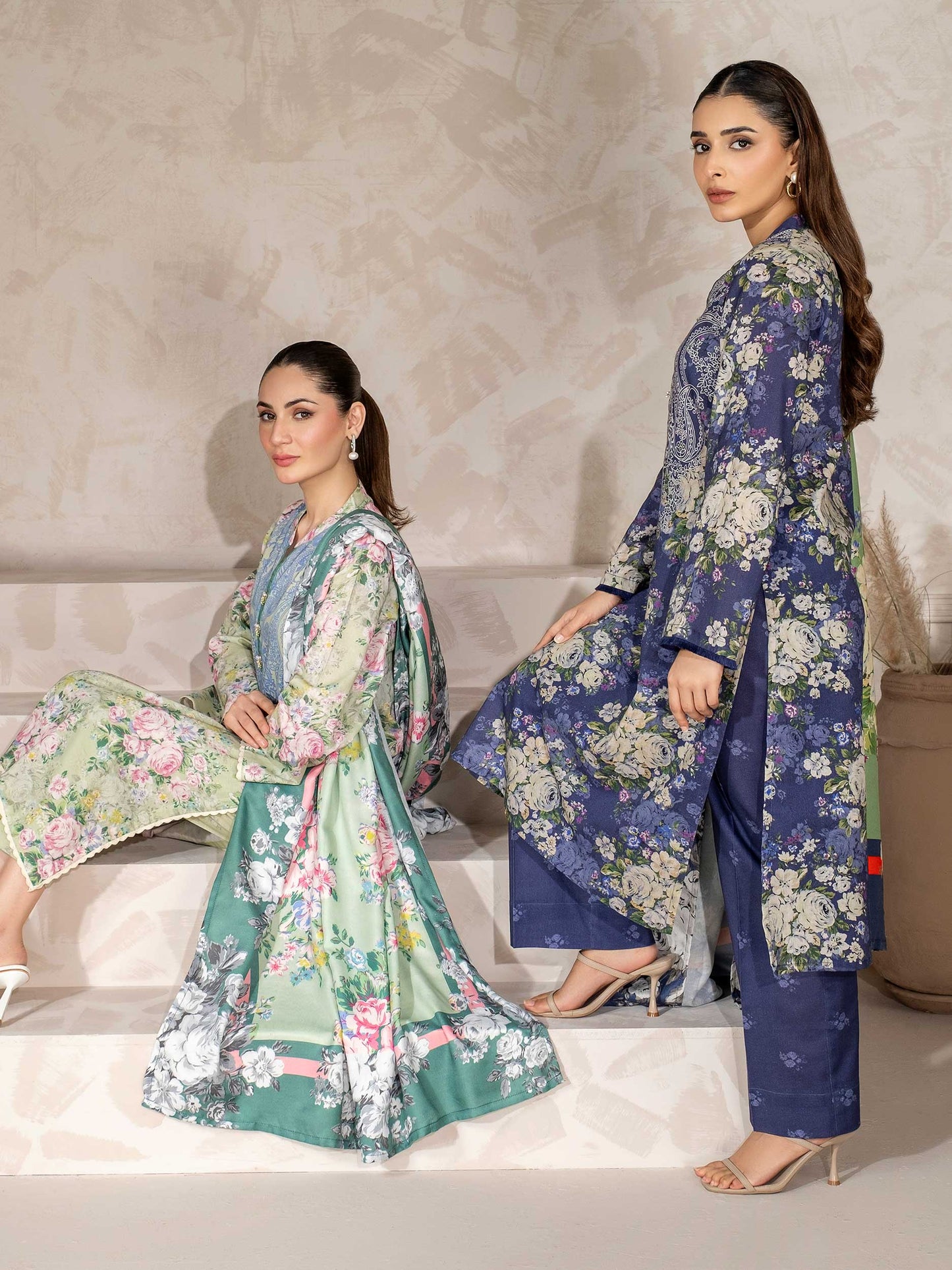 3 Piece Khaddar Suit-Printed (Unstitched)