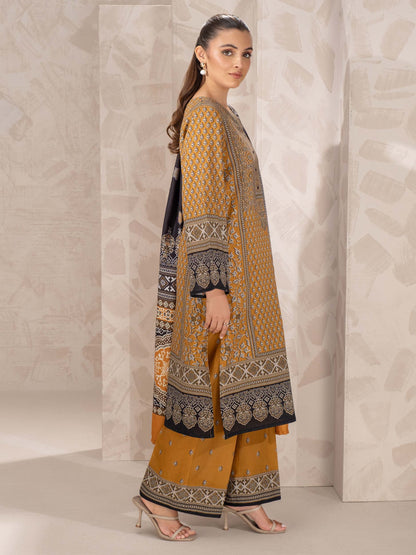 3 Piece Khaddar Suit-Printed (Unstitched)