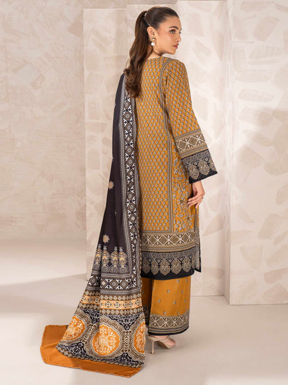 3 Piece Khaddar Suit-Printed (Unstitched)