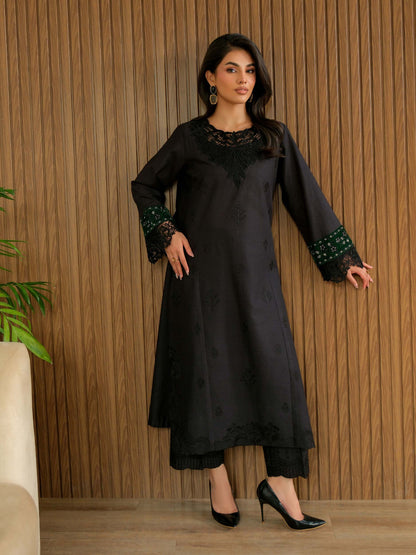 2 Piece Khaddar Suit-Embroidered (Unstitched)