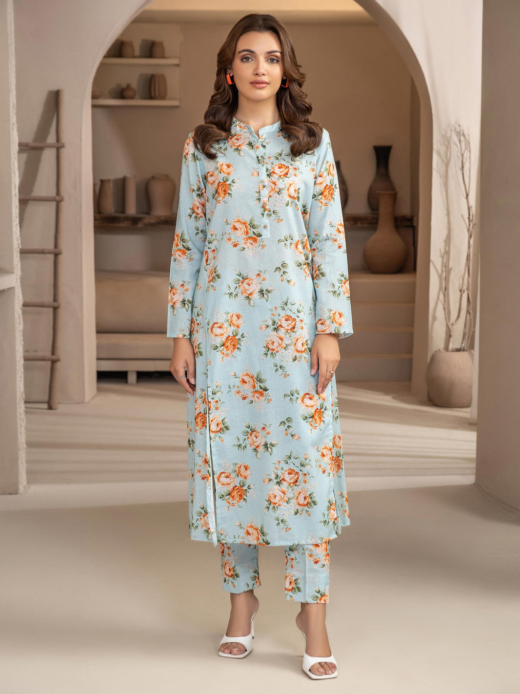 Ladies Unstitched Printed Khadar Suit by Mahees Printed Khaddar Suit main image 1
