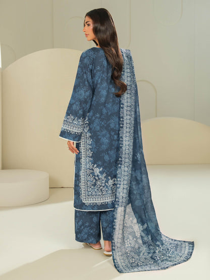 3 Piece Lawn Suit-Paste Print (Unstitched)